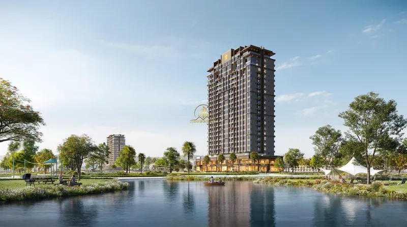 Hình ảnh dự án Masteri Sky Quarter  tọa lạc tại trung tâm đại đô thị Vinhomes Wonder City (xã Tân Hội và Liên Trung, huyện Đan Phượng, Hà Nội