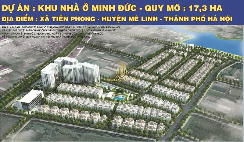 Hình ảnh dự án Mê Linh New City