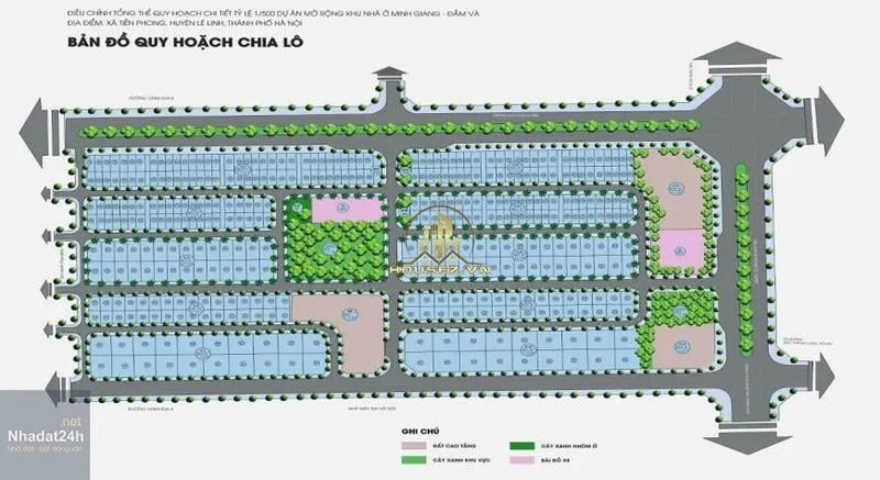 Hình ảnh dự án Mê Linh New City