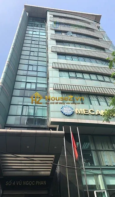 Hình ảnh dự án Mecanimex Building có địa chỉ tại số 4 phố Vũ Ngọc Phan, phường Láng Hạ, quận Đống Đa, thành phố Hà Nội