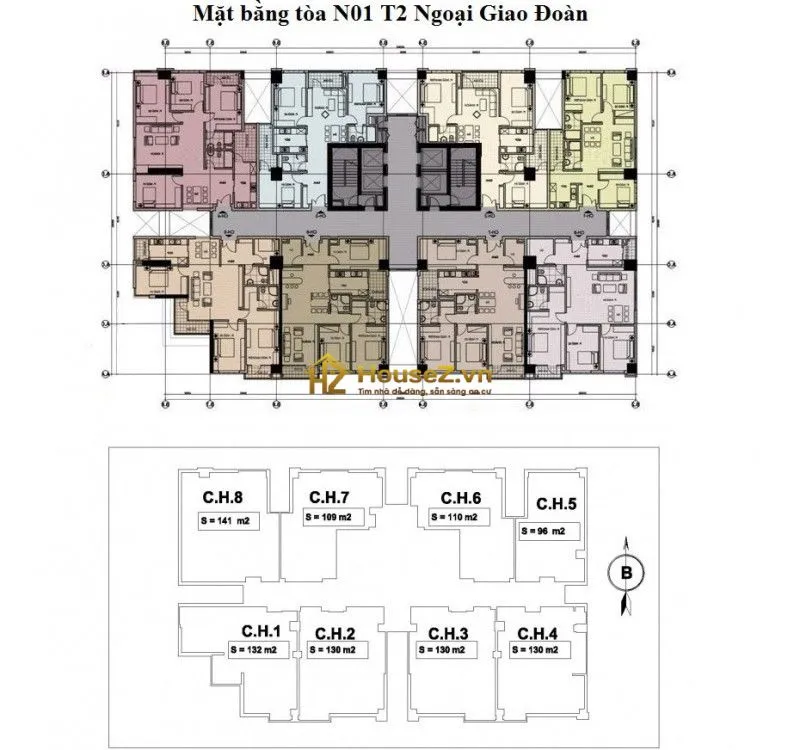 Hình ảnh dự án N01-T2 Ngoại Giao Đoàn