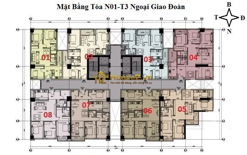 Hình ảnh dự án N01-T3 Ngoại Giao Đoàn