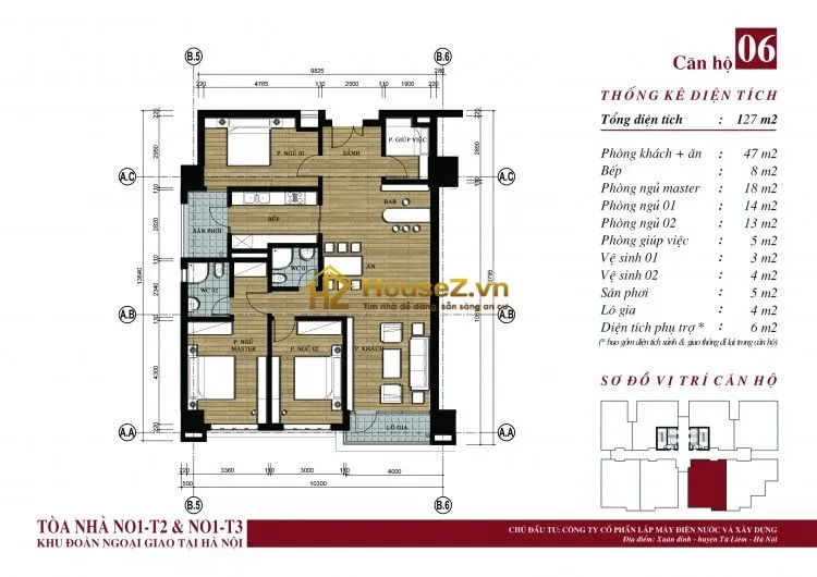 Hình ảnh dự án N01-T3 Ngoại Giao Đoàn