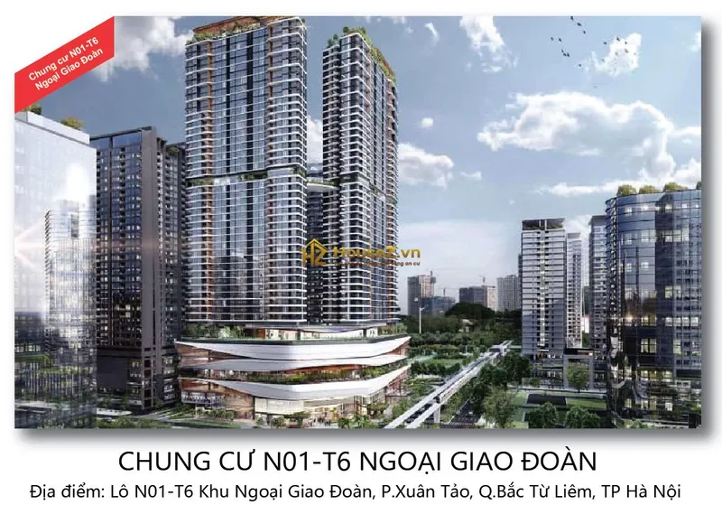 Hình ảnh dự án N01-T6 Ngoại Giao Đoàn