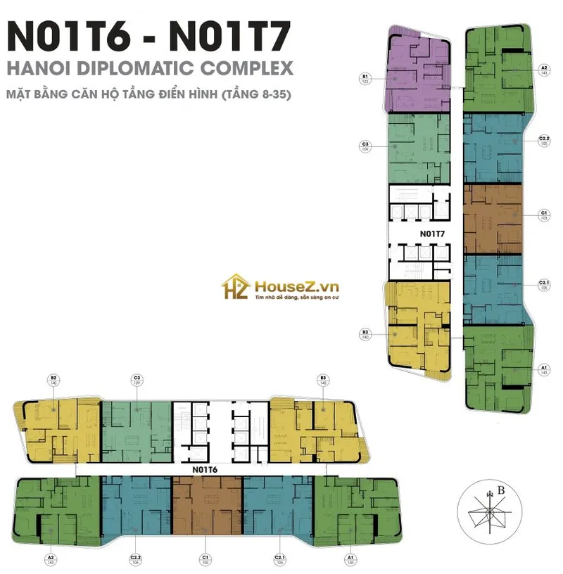 Hình ảnh dự án N01-T6 Ngoại Giao Đoàn