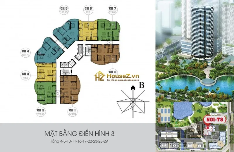 Hình ảnh dự án N01-T8 Ngoại Giao Đoàn