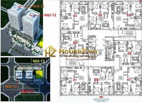 Hình ảnh dự án N02-T2 Ngoại Giao Đoàn