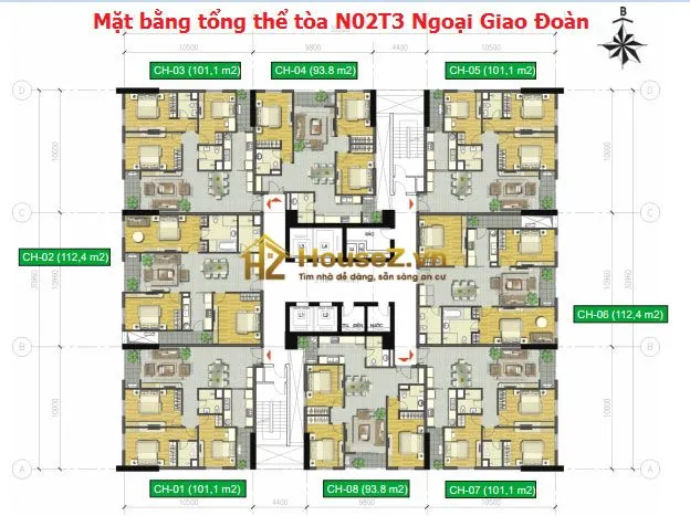 Hình ảnh dự án N02-T3 Ngoại Giao Đoàn