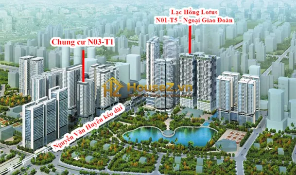 Hình ảnh dự án N03-T1 Ngoại Giao Đoàn