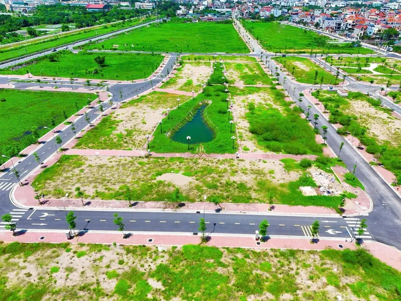 Hình ảnh dự án NamMon Square nằm ngay mặt tiền Quốc lộ 1A, thuộc địa bàn xã Hồng Vân (vùng giáp ranh xã Thụy Hòa cũ), huyện Thường Tín, thành phố Hà Nội