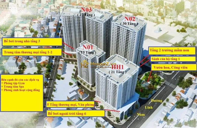 Hình ảnh dự án New Horizon City - 87 Lĩnh Nam