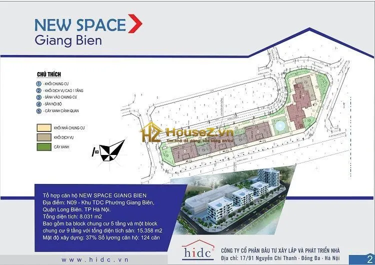 Hình ảnh dự án New Space Giang Biên