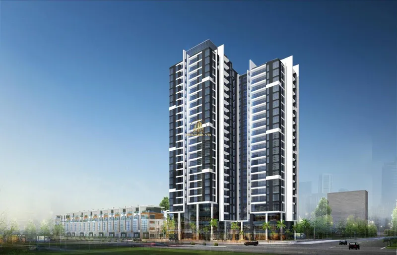 Hình ảnh dự án Newtatco Complex nằm trên đường Mỹ Đình, thuộc phường Mỹ Đình 2, quận Nam Từ Liêm, thành phố Hà Nội