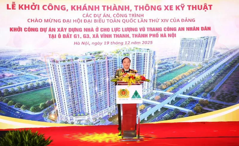 Hình ảnh dự án Nhà ở cho lực lượng vũ trang Công an nhân dân tại khu X1