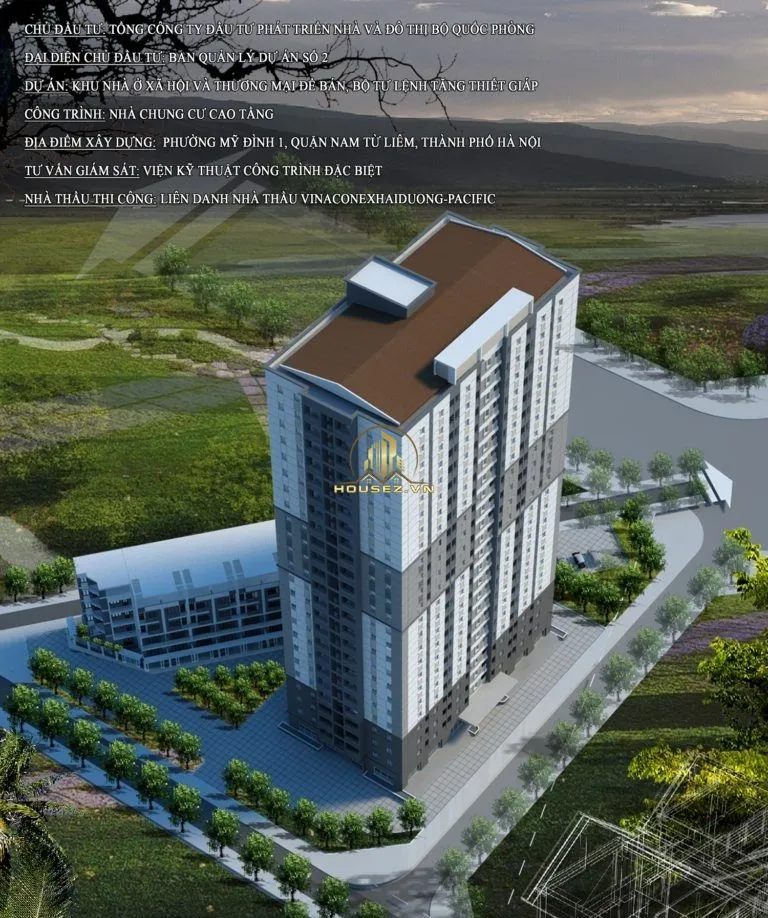 Hình ảnh dự án Nhà ở xã hội Bộ Tư lệnh Tăng Thiết Giáp