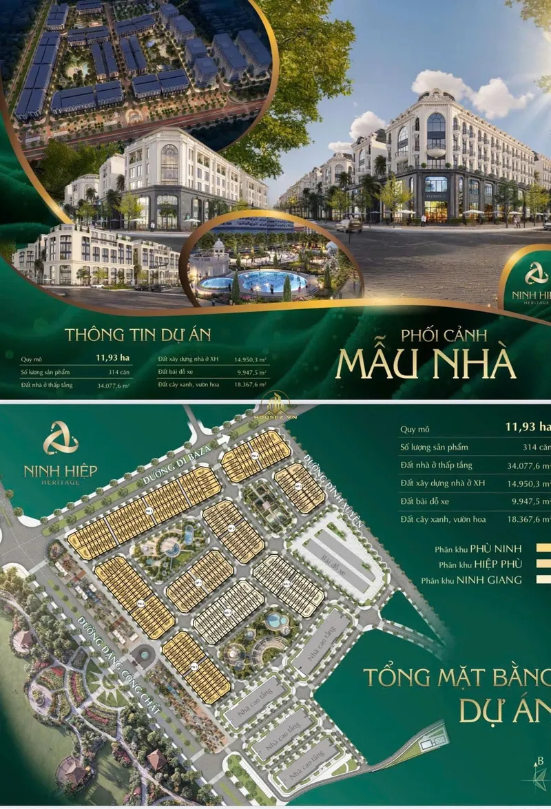Hình ảnh dự án Ninh Hiệp Heritage