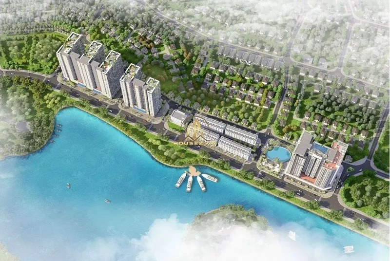 Hình ảnh dự án NOXH Rice City Long Châu nằm tại ô đất A1-05, phố Gia Quất, phường Thượng Thanh, quận Long Biên, Hà Nội
