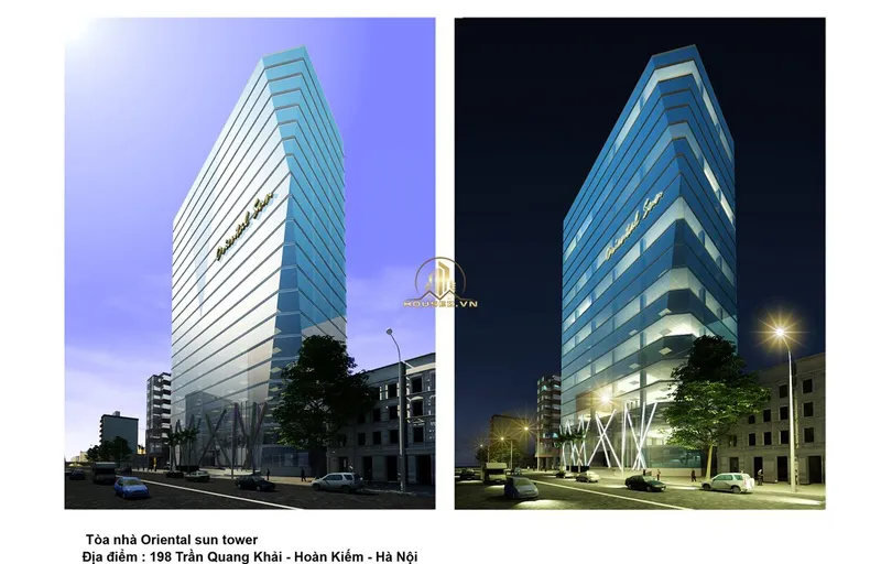 Hình ảnh dự án Oriental Sun Tower nằm tại số 198 đường Trần Quang Khải, quận Hoàn Kiếm, thành phố Hà Nội