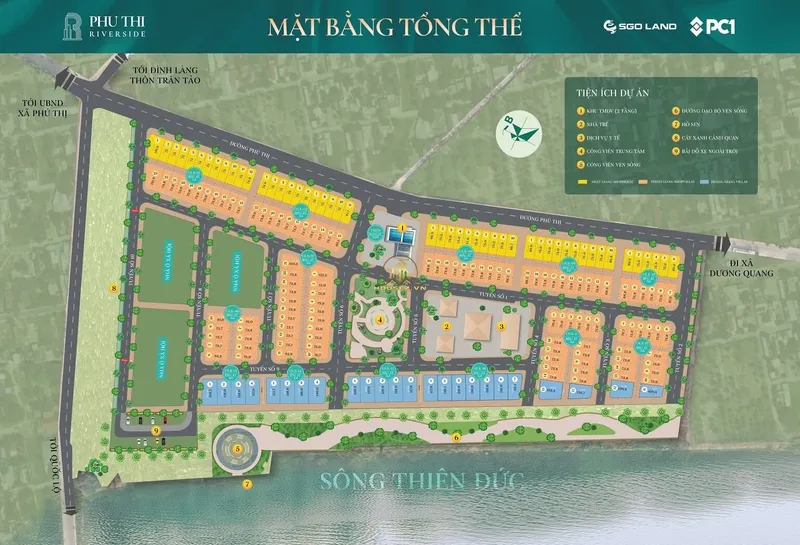 Hình ảnh dự án Phú Thị Riverside