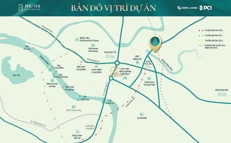 Hình ảnh dự án Phú Thị Riverside