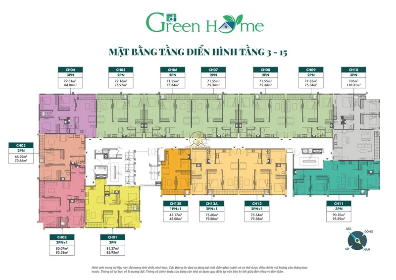 Hình ảnh dự án Phương Đông Green Home