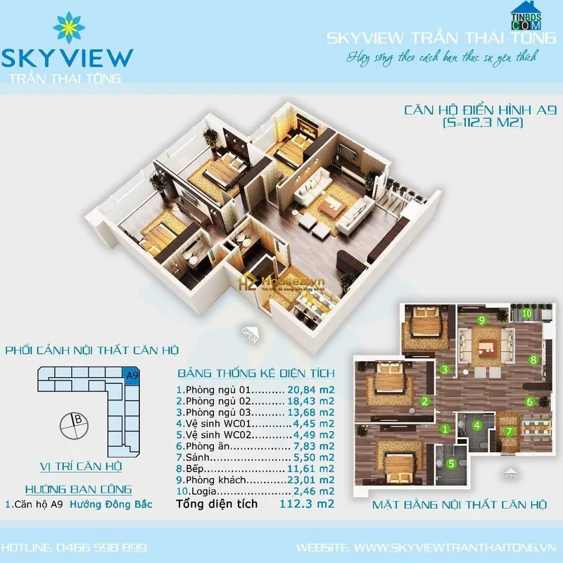 Hình ảnh dự án SkyView Trần Thái Tông