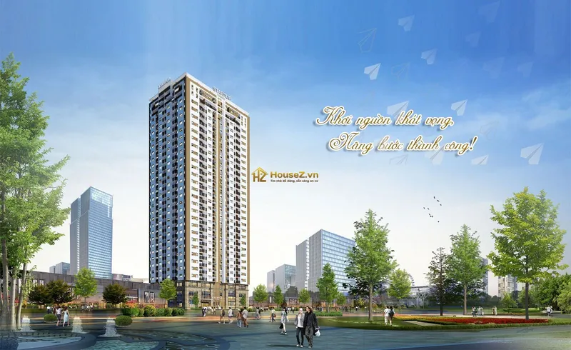 Hình ảnh dự án Startup Tower có địa chỉ chính thức tại số 91 đường Ngọc Đại (ngõ 91 đường Đại Mỗ), phường Đại Mỗ, quận Nam Từ Liêm, Hà Nội