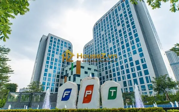 Hình ảnh dự án Tập đoàn FPT có hai tòa nhà văn phòng lớn và nổi bật nhất là FPT Tower (trụ sở chính mới) và FPT Building (tòa nhà cũ tại phố Duy Tân)