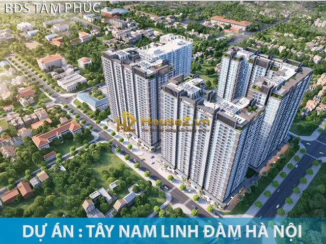Hình ảnh dự án Tây Nam Hồ Linh Đàm