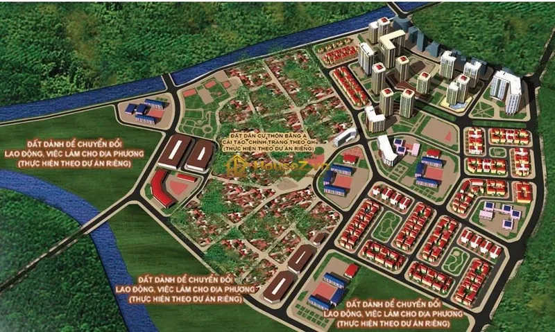 Hình ảnh dự án Tây Nam Hồ Linh Đàm