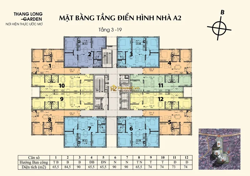 Hình ảnh dự án Thăng Long Garden
