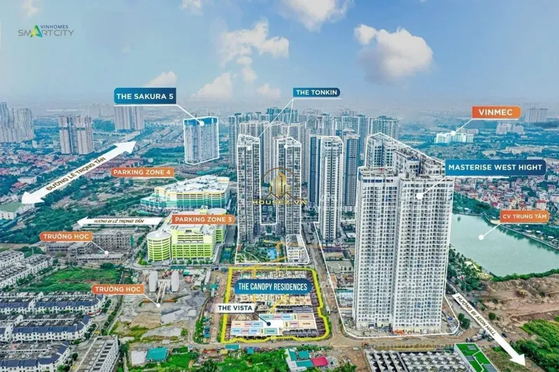 Hình ảnh dự án The Canopy Residences - Vinhomes Smart City