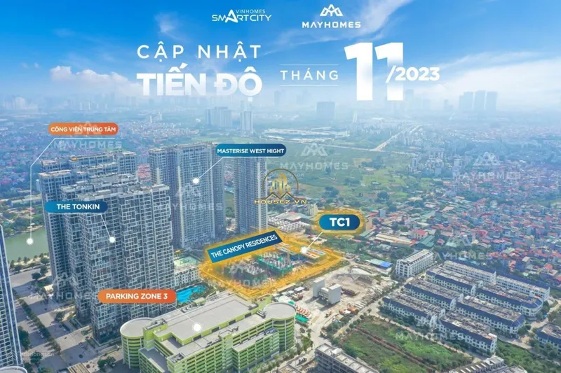 Hình ảnh dự án The Canopy Residences - Vinhomes Smart City
