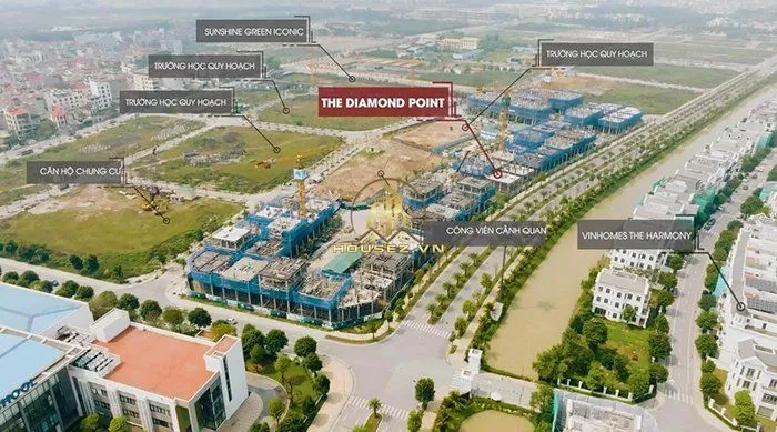 Hình ảnh dự án The Diamond Point nằm tại đường Nguyễn Lam (ô đất TT3 - C14), phường Phúc Đồng, quận Long Biên, thành phố Hà Nội