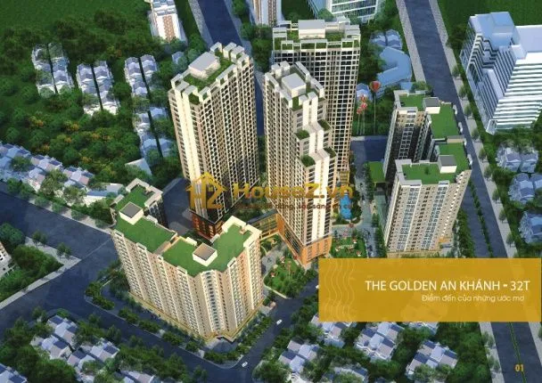 Hình ảnh dự án The Golden An Khánh 32T