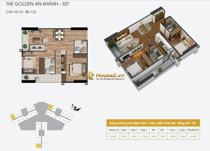 Hình ảnh dự án The Golden An Khánh 32T