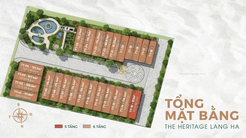 Hình ảnh dự án The Heritage Láng Hạ