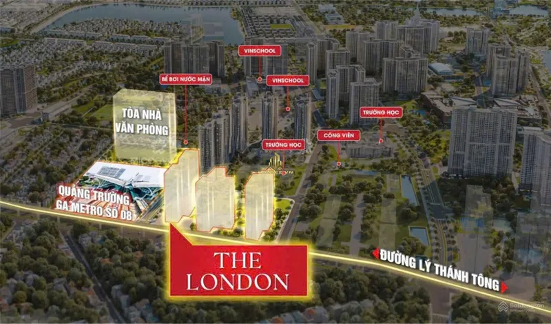 Hình ảnh dự án The London - Vinhomes Ocean Park