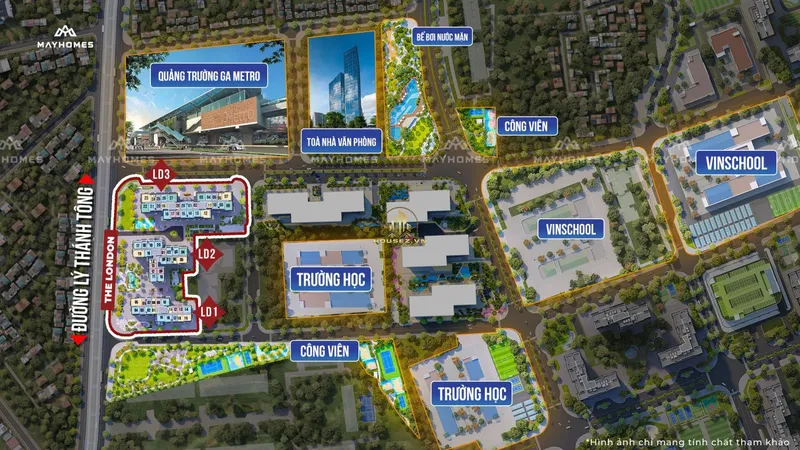 Hình ảnh dự án The London - Vinhomes Ocean Park