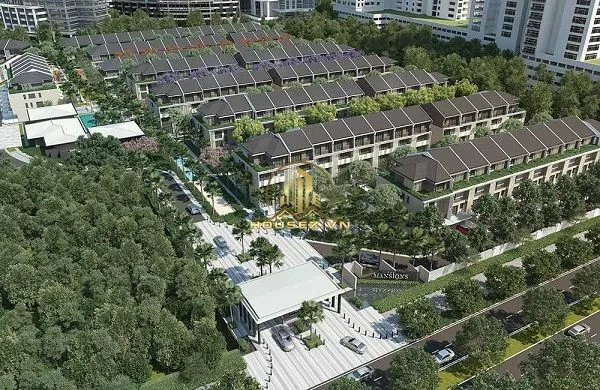 Hình ảnh dự án The Mansions Dự án The Mansions nằm tại giao điểm của đường Lê Văn Lương kéo dài (Tố Hữu) và đường Lê Trọng Tấn, thuộc khu đô thị ParkCity Hanoi, quận Hà Đông, Hà Nội