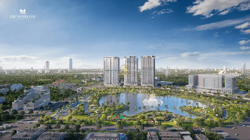 Hình ảnh dự án The Matrix One nằm tại ngã tư đường Lê Quang Đạo và đường Mễ Trì, thuộc phường Mễ Trì, quận Nam Từ Liêm, thành phố Hà Nội