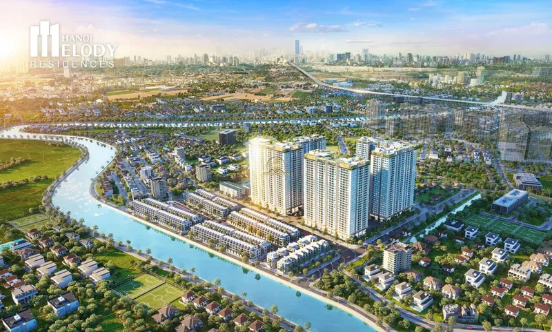 Hình ảnh dự án The Melody Residence Ciputra
