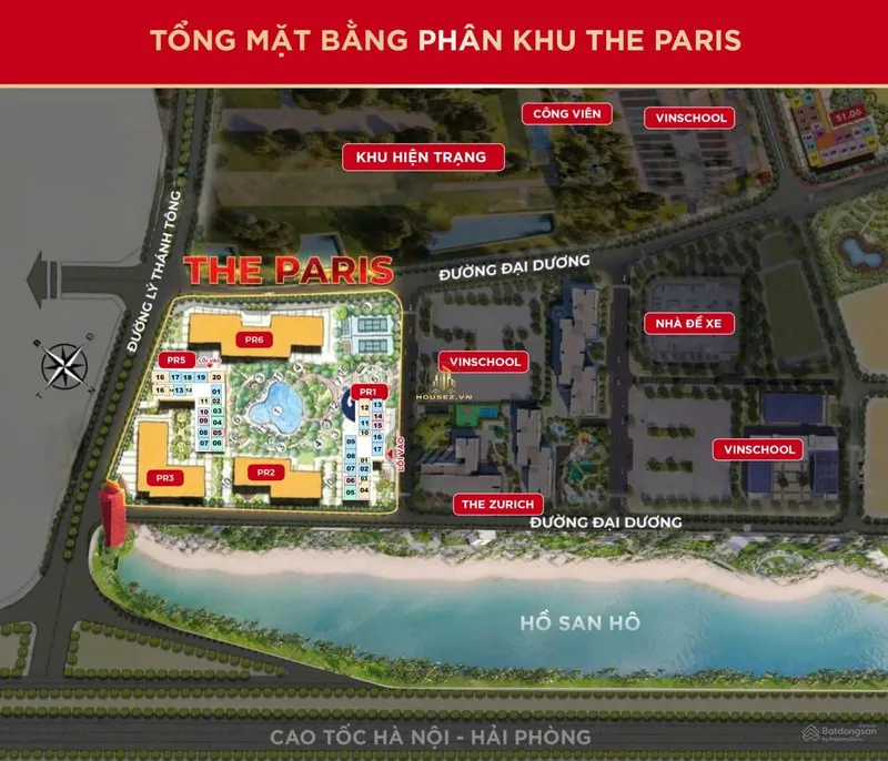 Hình ảnh dự án The Paris - Vinhomes Ocean Park