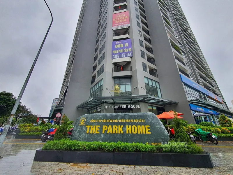 Hình ảnh dự án The Park Home nằm tại lô đất N02-D12 Khu đô thị mới Cầu Giấy, ngay ngã tư giao giữa đường Thành Thái, Trần Thái Tông và Duy Tân, thuộc phường Dịch Vọng, quận Cầu Giấy, Hà Nội