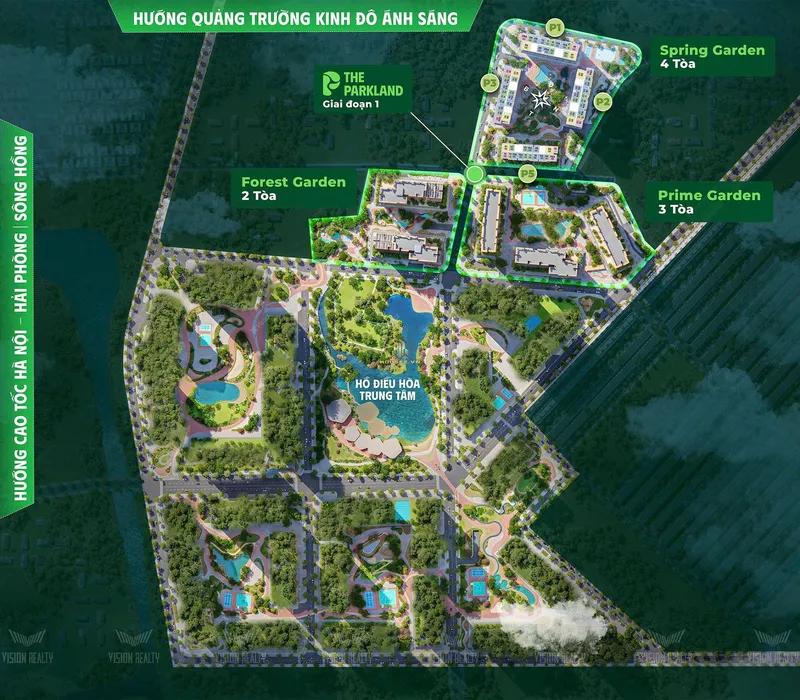 Hình ảnh dự án The Parkland - Imperia Ocean City