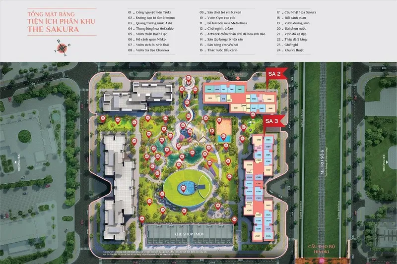 Hình ảnh dự án The Sakura - Vinhomes Smart City