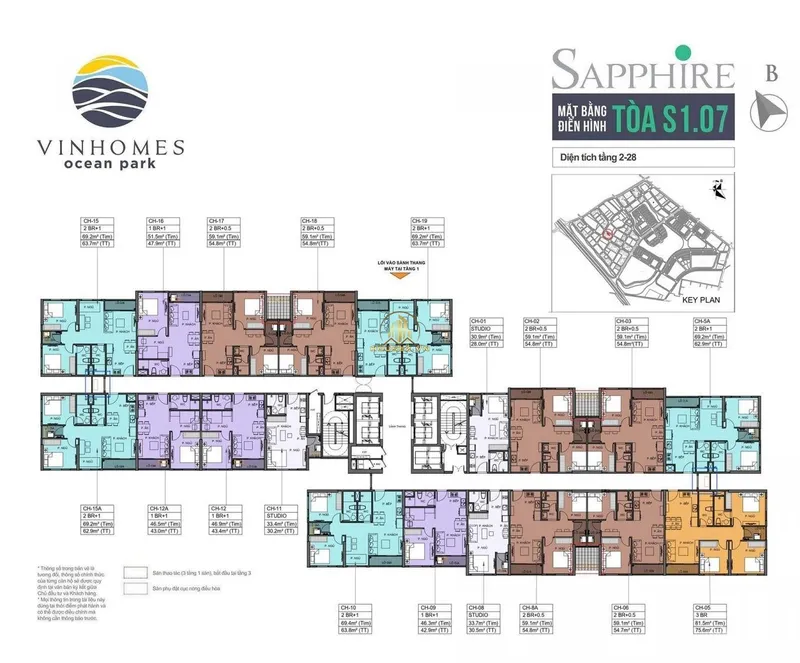 Hình ảnh dự án The Sapphire 1 - Vinhomes Ocean Park
