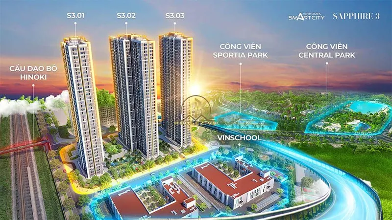 Hình ảnh dự án The Sapphire - Vinhomes Smart City