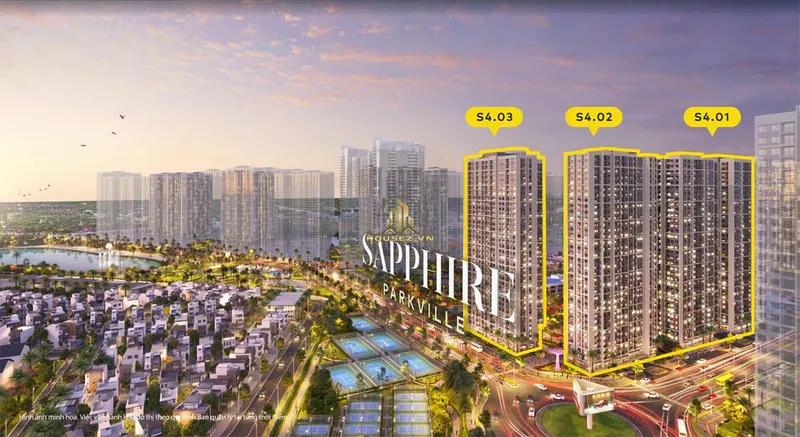 Hình ảnh dự án The Sapphire - Vinhomes Smart City