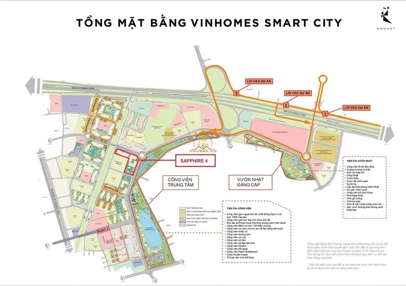 Hình ảnh dự án The Sapphire - Vinhomes Smart City